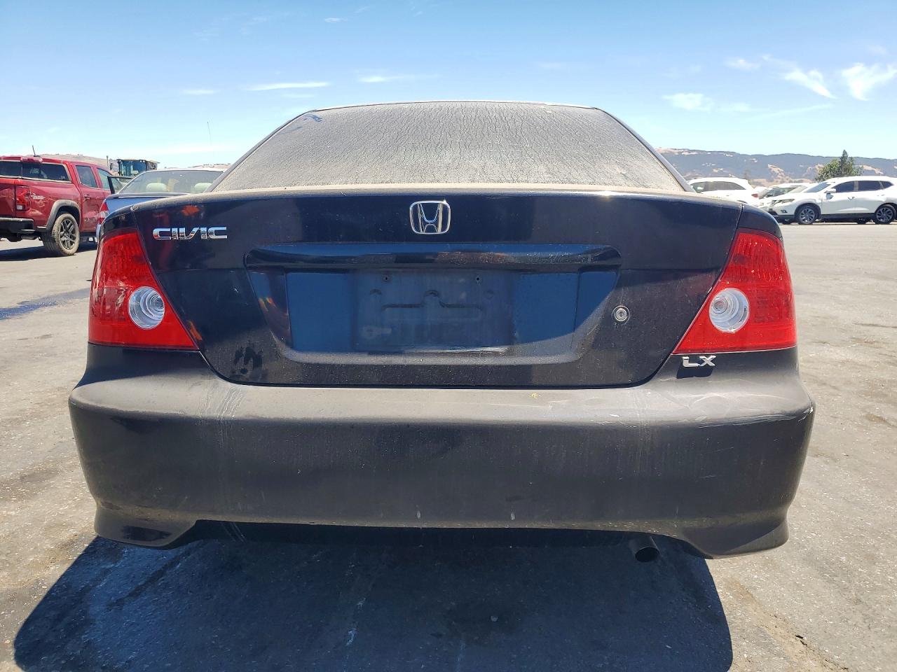 2005 Honda Civic Lx Black vin: 1HGEM22505L030797