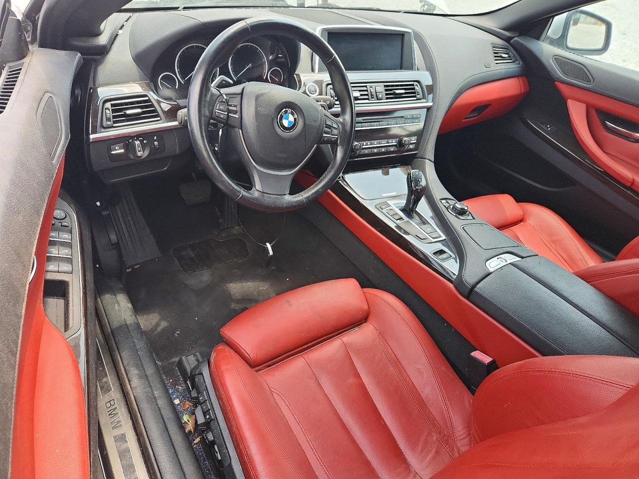 2012 Bmw 650 I Silver vin: WBALZ3C5XCDL71401