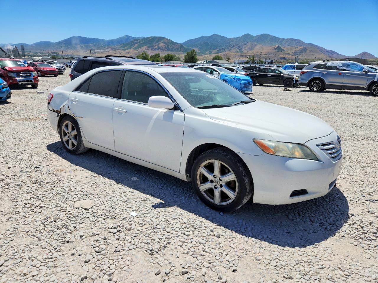2007 Toyota Camry Le Белый vin: 4T1BE46K67U716359