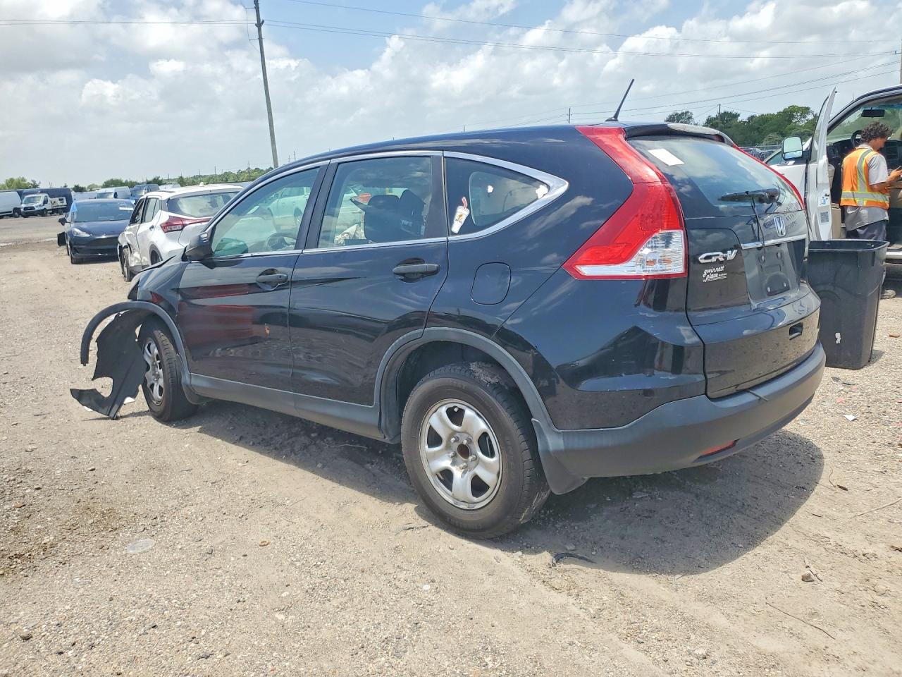 2014 Honda Cr-v Lx Черный vin: 2HKRM3H39EH508389