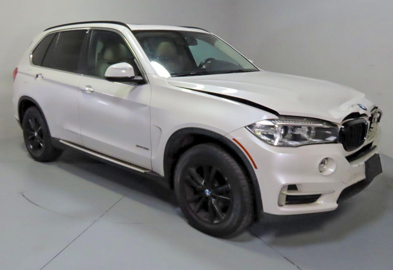 2015 Bmw X5 Xdrive35i White vin: 5UXKR0C54F0K59653