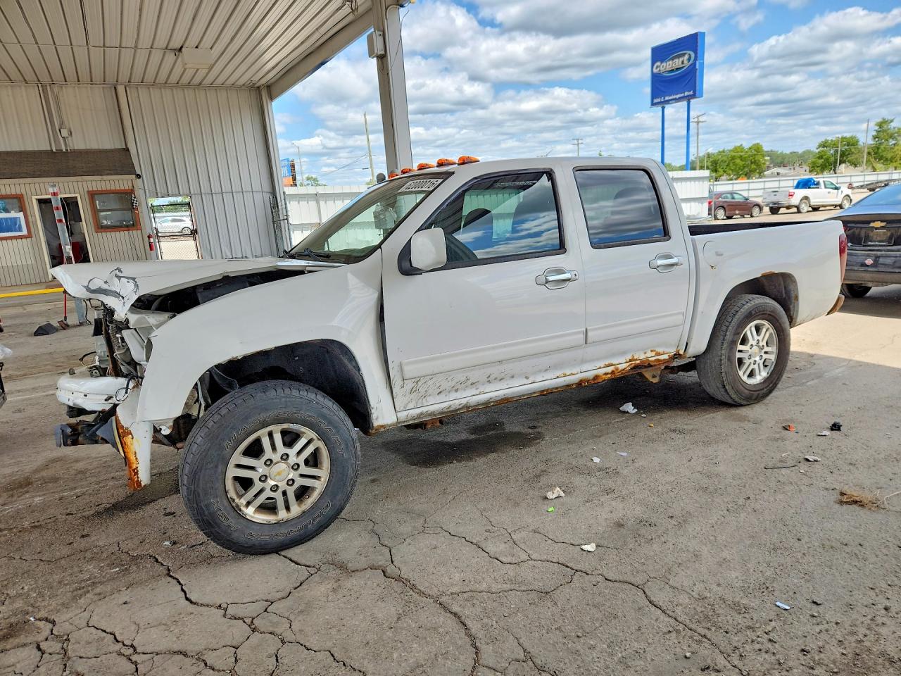 2010 Chevrolet Colorado Lt White vin: 1GCJTCDE6A8121007