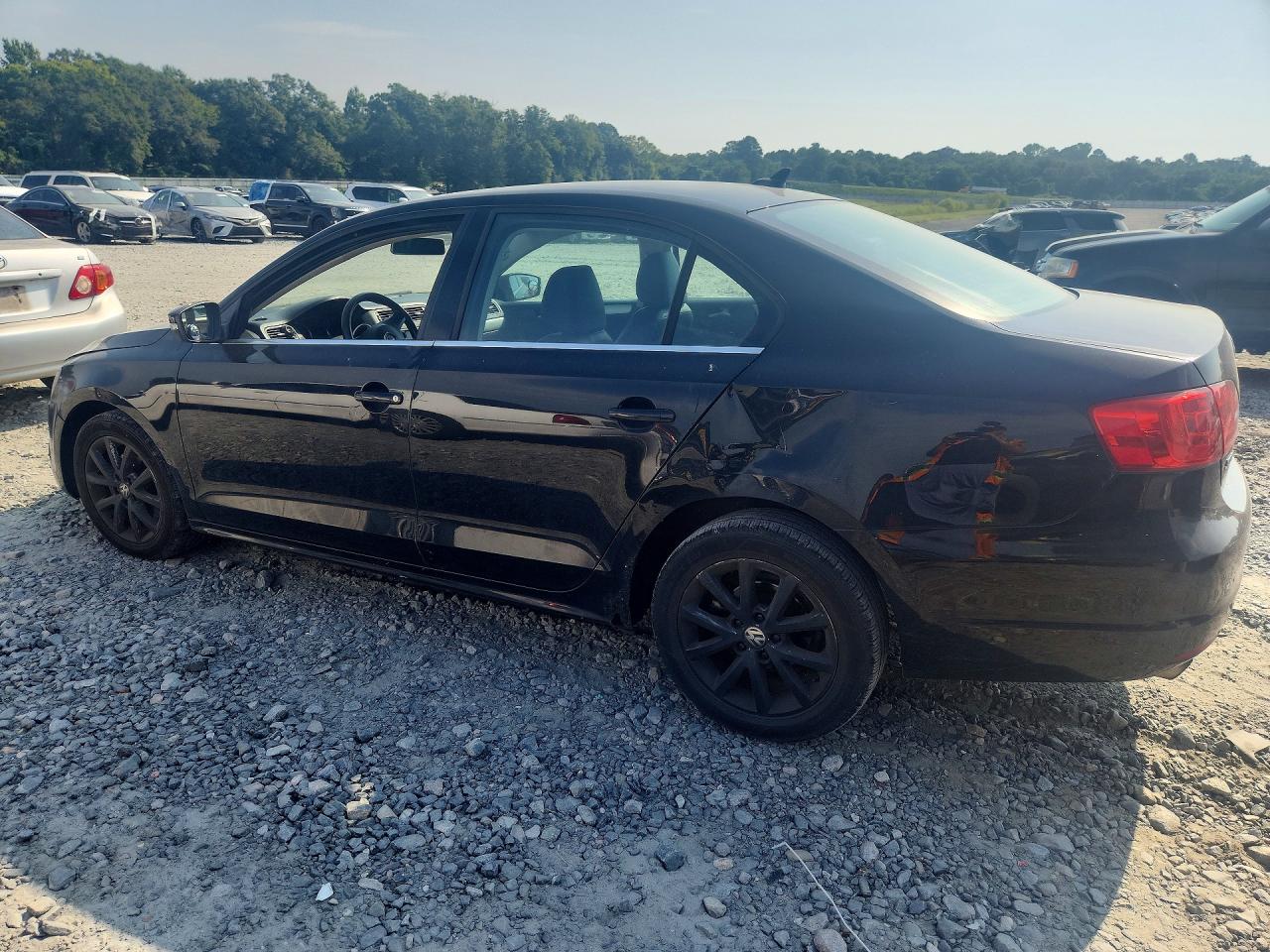2014 Volkswagen Jetta Se Черный vin: 3VWD17AJ5EM291921