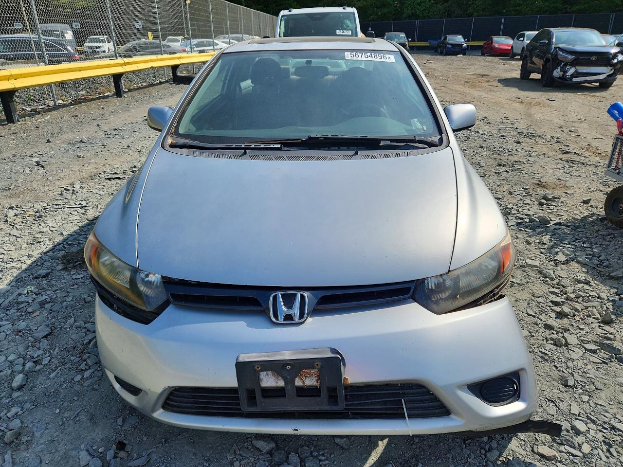2007 Honda Civic Ex Серебряный vin: 2HGFG12827H526281
