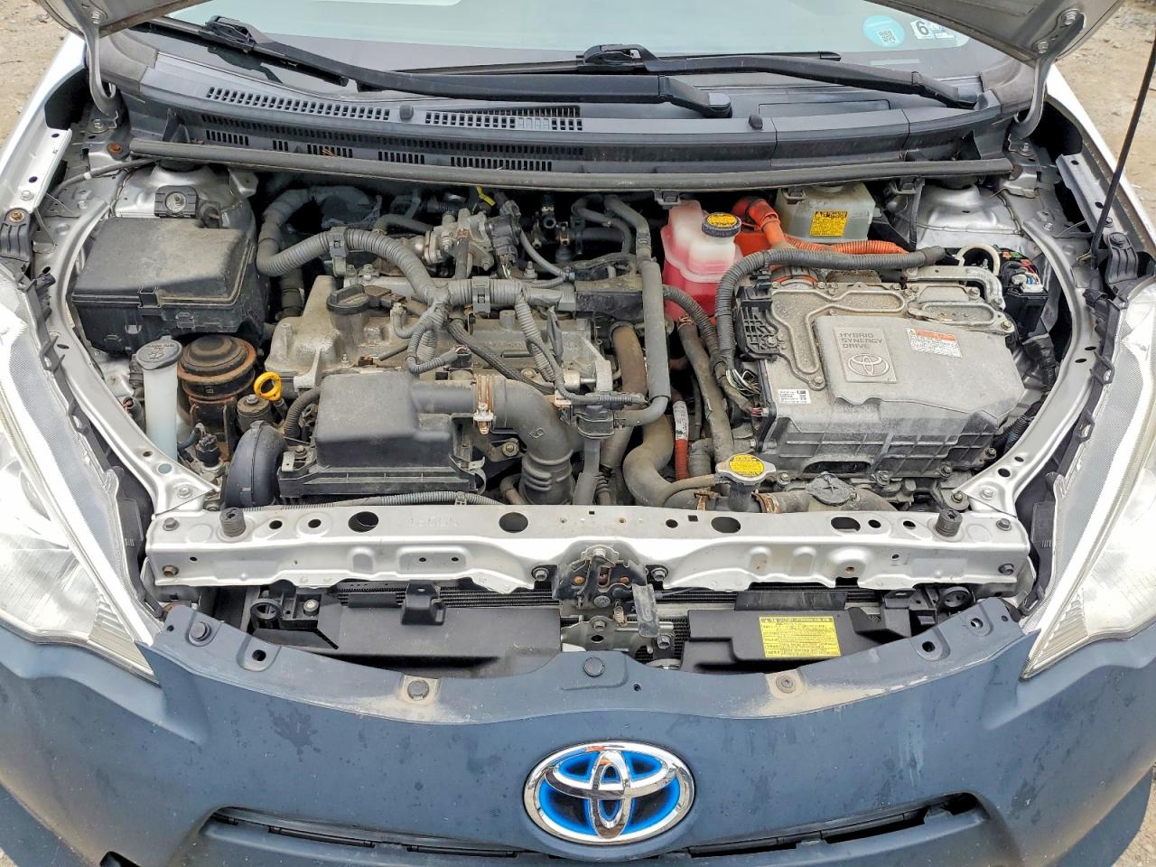 2012 Toyota Prius C Two Silver vin: JTDKDTB34C1014973