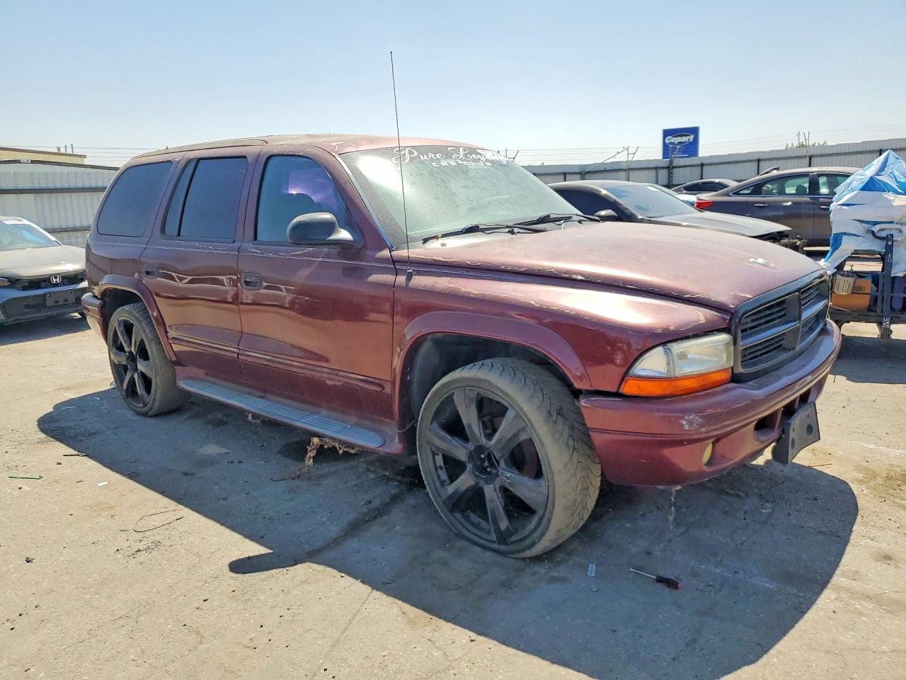 2001 Dodge Durango Burgundy vin: 1B4HR28N61F538685