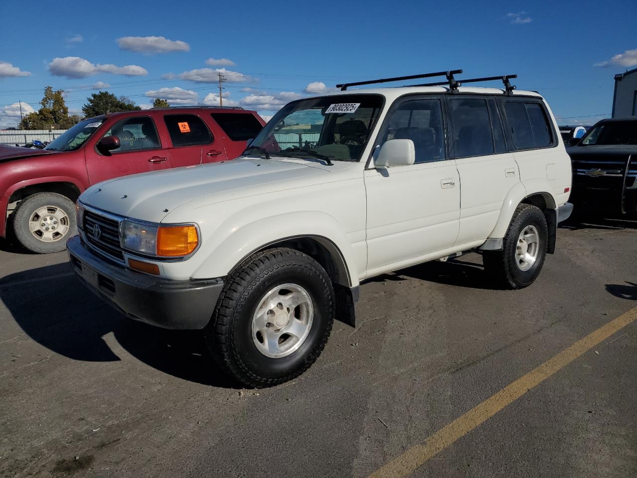 1995 Toyota Land Cruiser Dj81 White vin: JT3DJ81W5S0099146