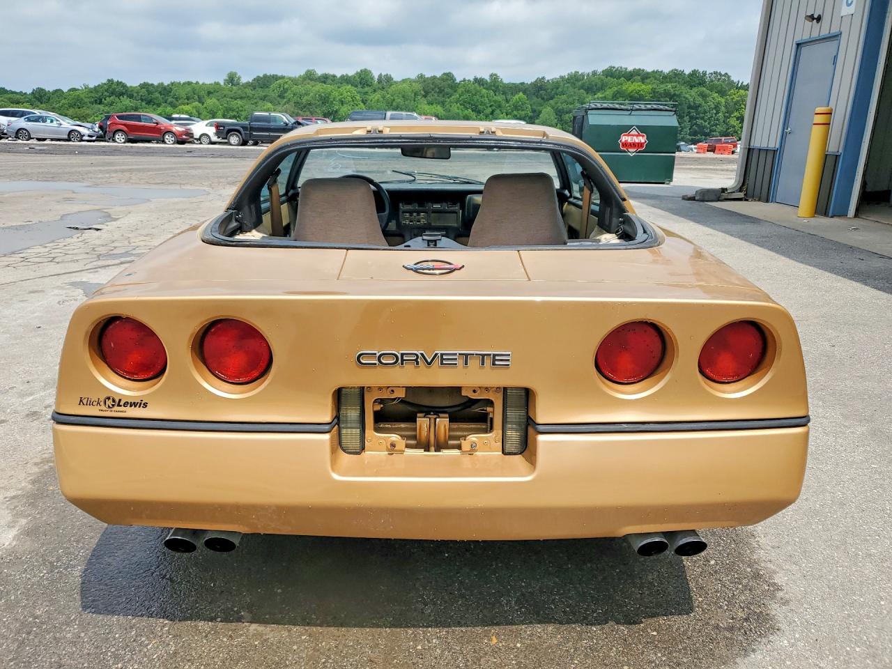 1984 Chevrolet Corvette Yellow vin: 1G1AY0788E5123461