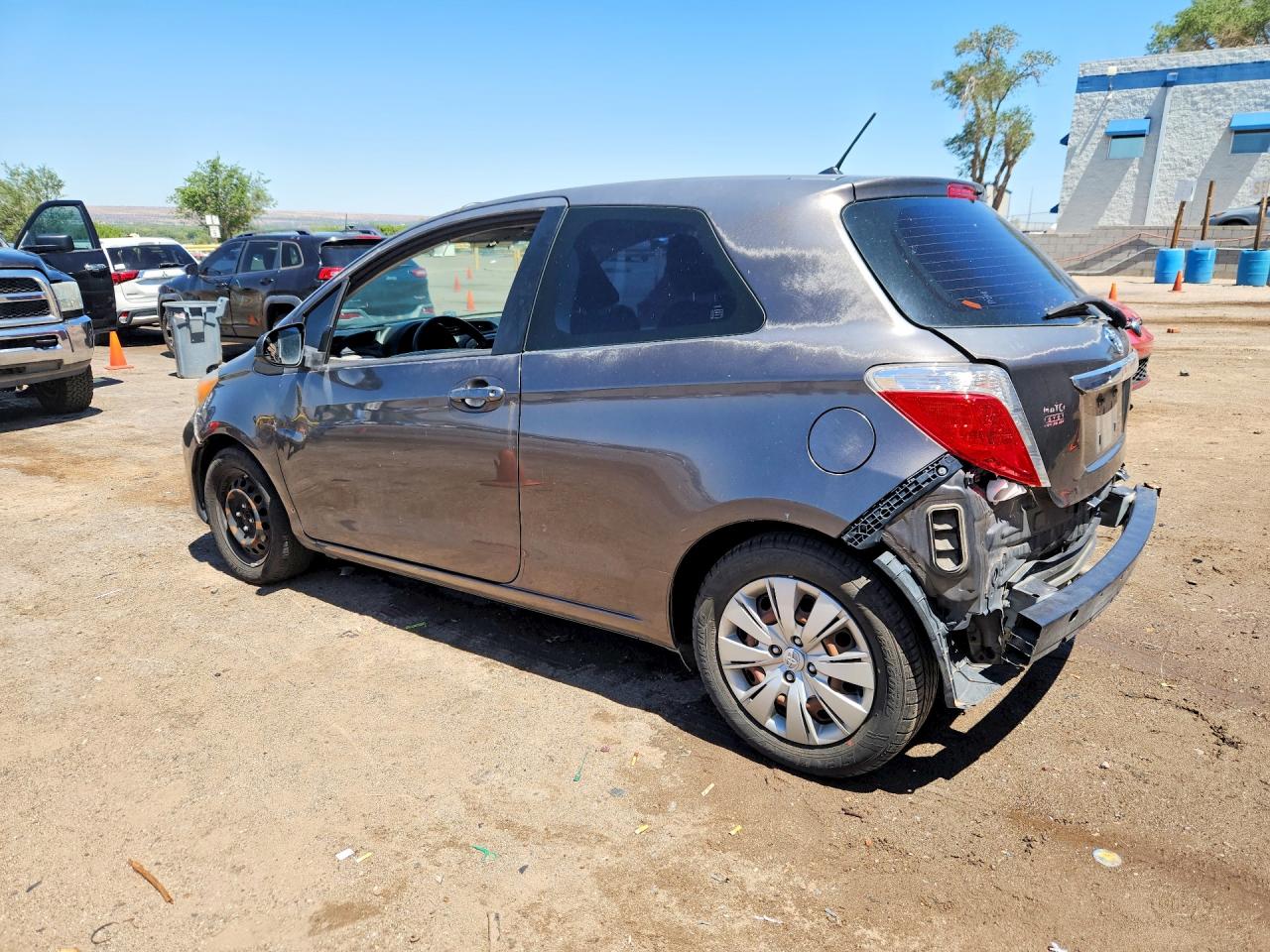 2012 Toyota Yaris 3-door L Gray vin: JTDJTUD30CD532255