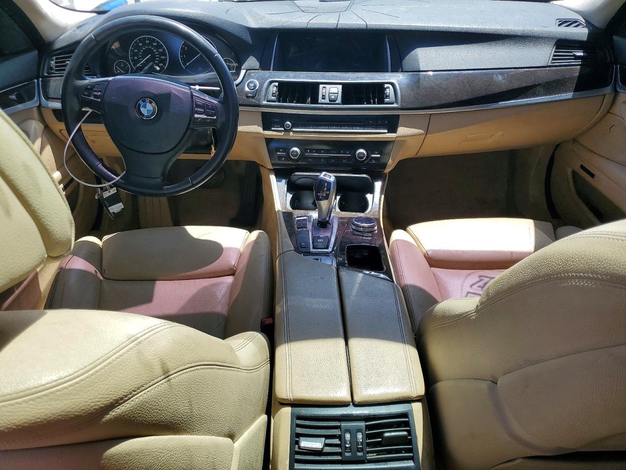 2014 Bmw 535 I White vin: WBA5B1C55ED475010