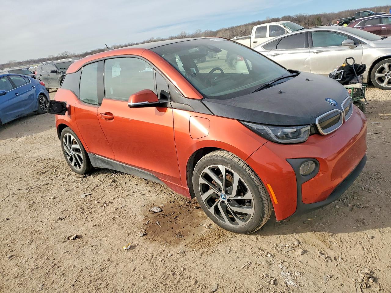 2014 Bmw I3 Rex Оранжевый vin: WBY1Z4C52EV277170