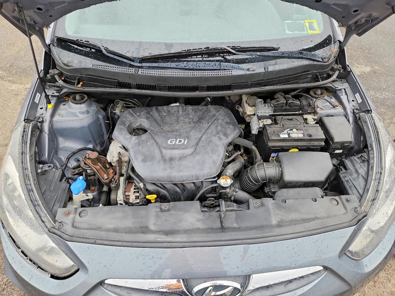 2014 Hyundai Accent Gls Gray vin: KMHCT4AE9EU728787