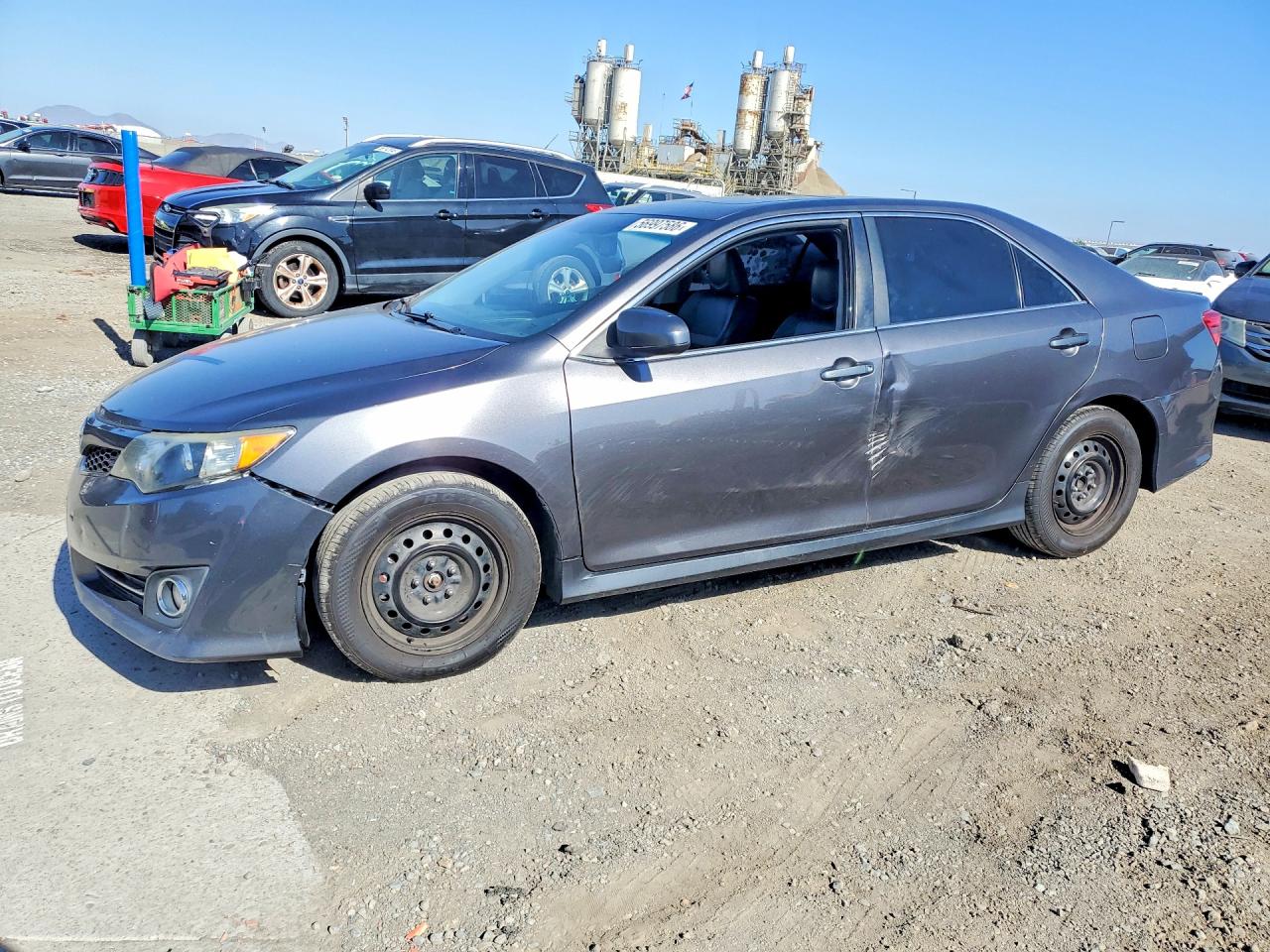 2013 Toyota Camry Se V6 Gray vin: 4T1BK1FK0DU023094