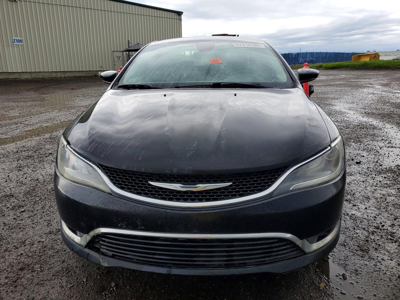 2015 Chrysler 200 Limited Black vin: 1C3CCCAG3FN525457
