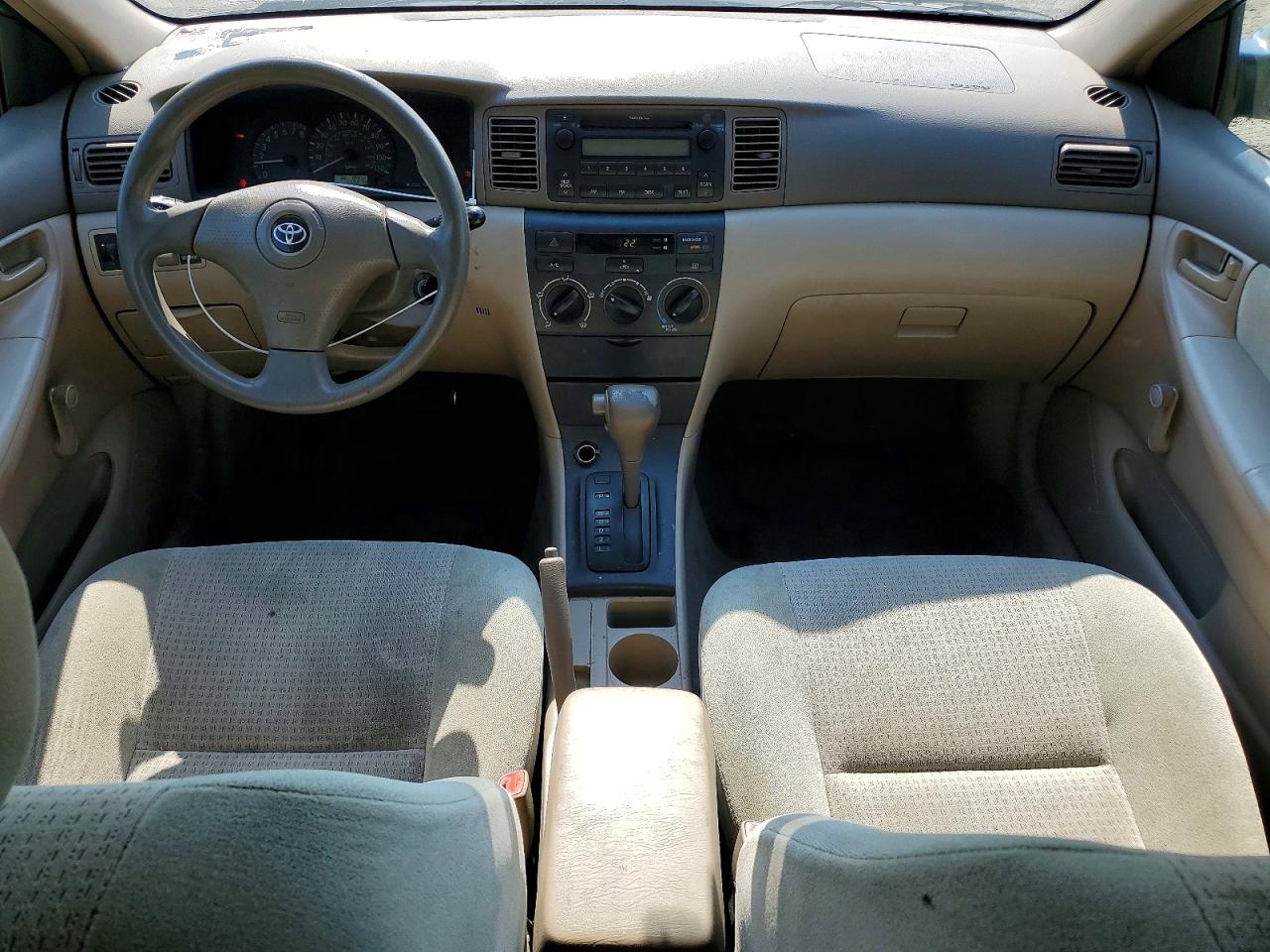 2005 Toyota Corolla Ce Green vin: 2T1BR32E95C493294