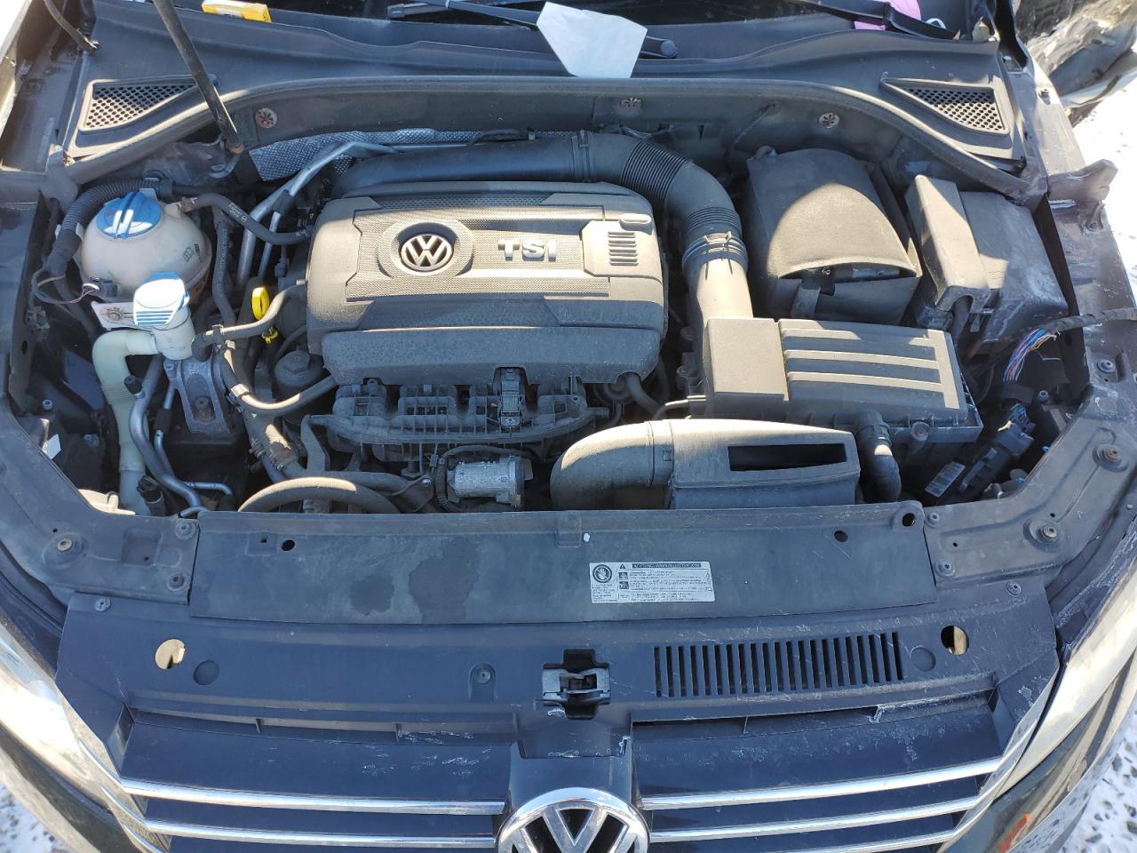 2014 Volkswagen Passat Se Black vin: 1VWBT7A32EC100167
