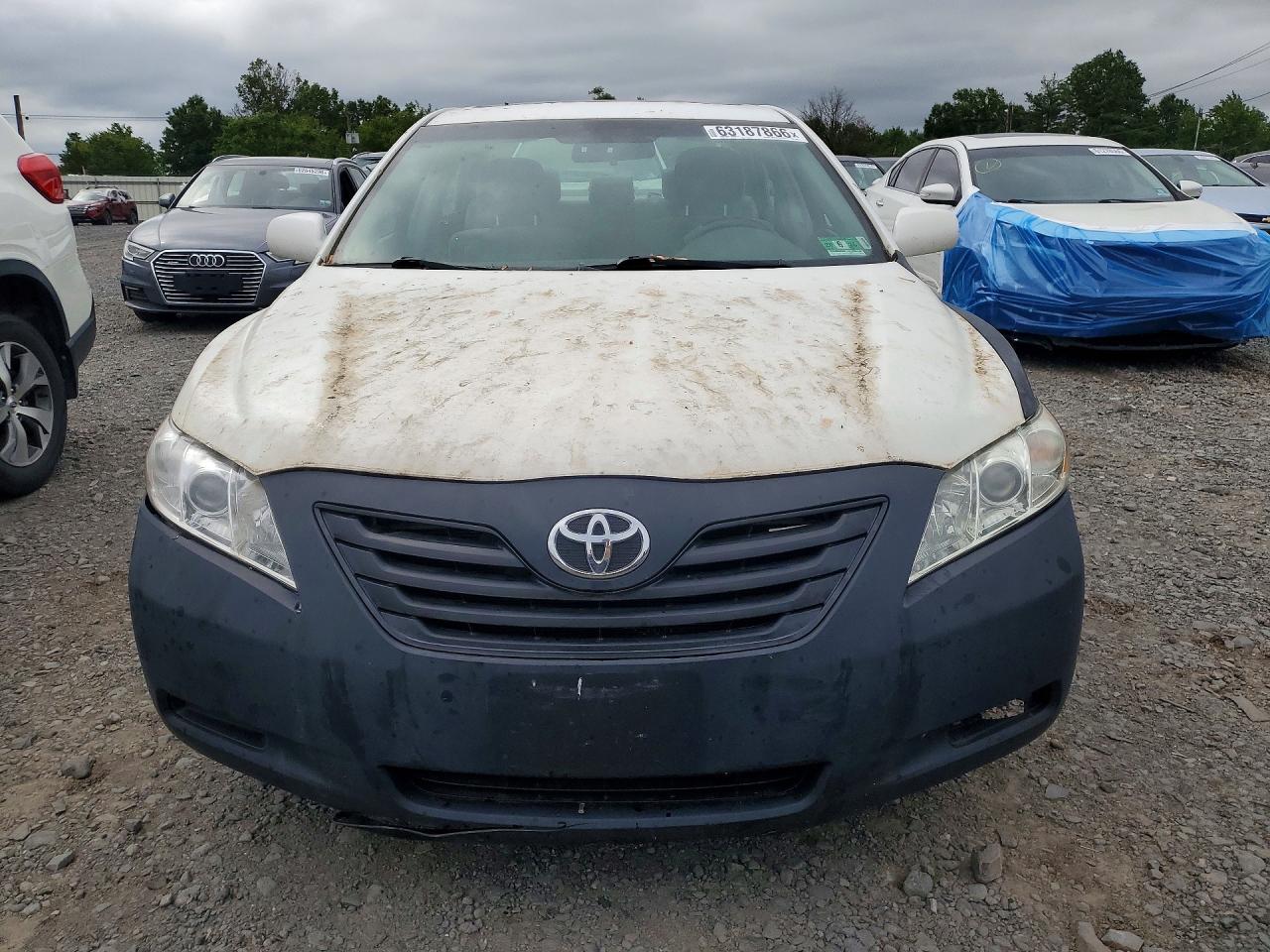 2009 Toyota Camry Le White vin: 4T4BE46K19R136056