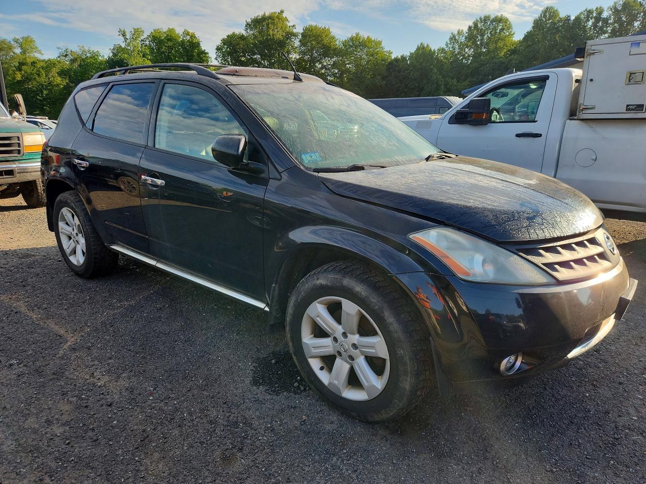 2006 Nissan Murano S Black vin: JN8AZ08W06W528506