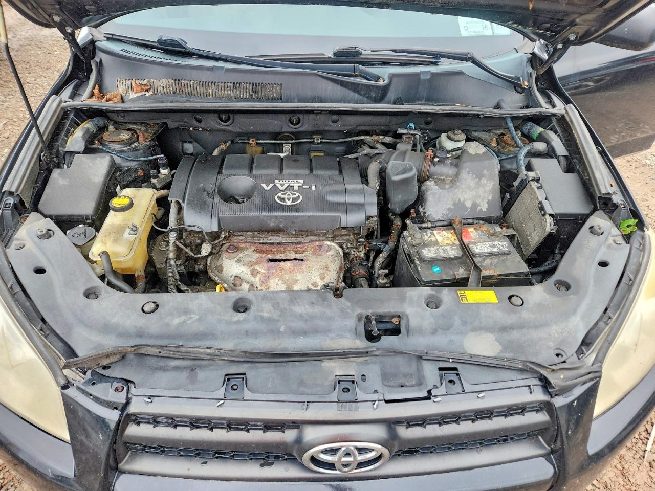 2011 Toyota Rav4 Base Black vin: 2T3ZF4DV1BW066087