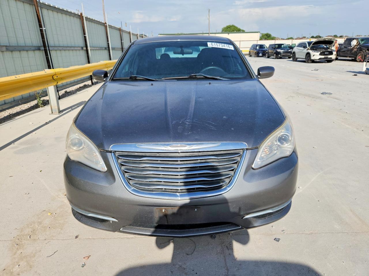 2012 Chrysler 200 Lx Gray vin: 1C3CCBAB5CN262186