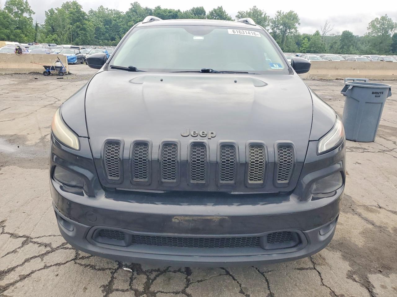 2015 Jeep Cherokee Latitude Black vin: 1C4PJMCS1FW757124