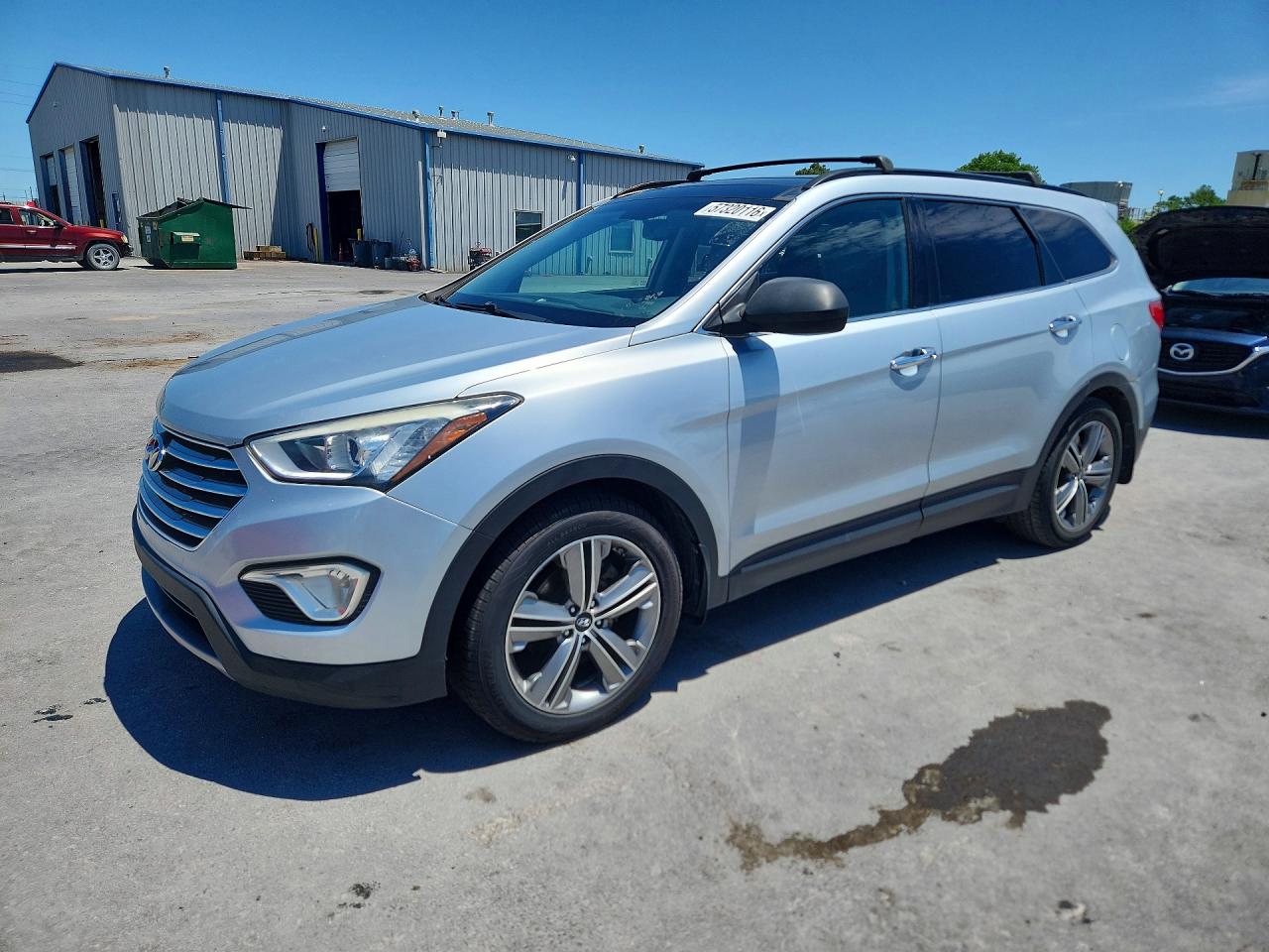 2015 Hyundai Santa Fe Limited Silver vin: KM8SR4HF0FU093047