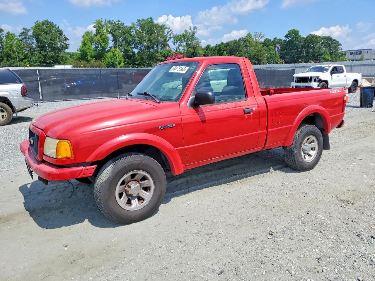 2004 Ford Ranger Red vin: 1FTYR10U34PA57999