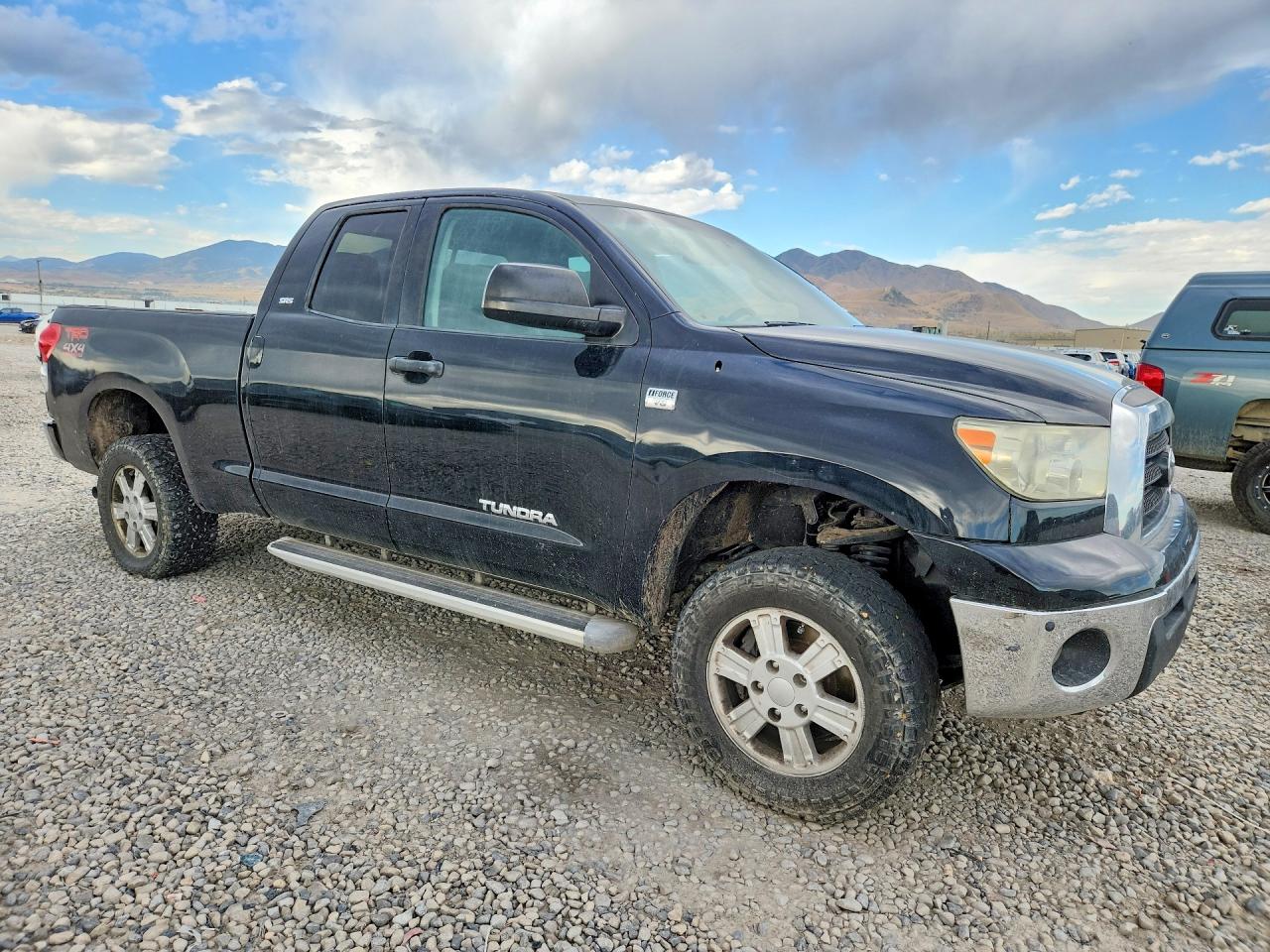 2007 Toyota Tundra Sr5 Black vin: 5TFBT54167X003986