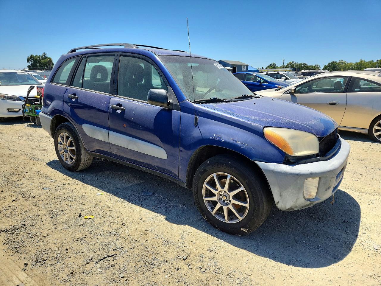 2001 Toyota Rav4 Base Blue vin: JTEGH20V510021485
