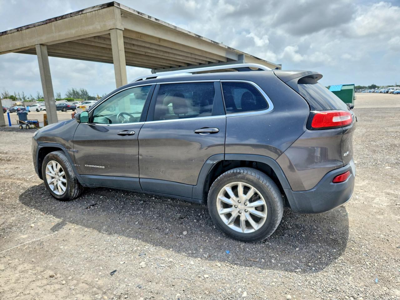 2015 Jeep Cherokee Limited Gray vin: 1C4PJMDB7FW503626