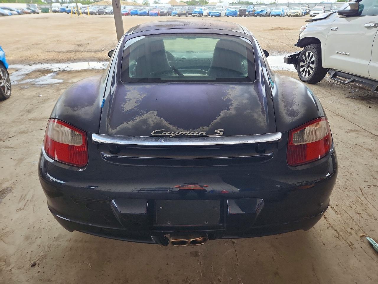 2006 Porsche Cayman S Синий vin: WP0AB29886U783444
