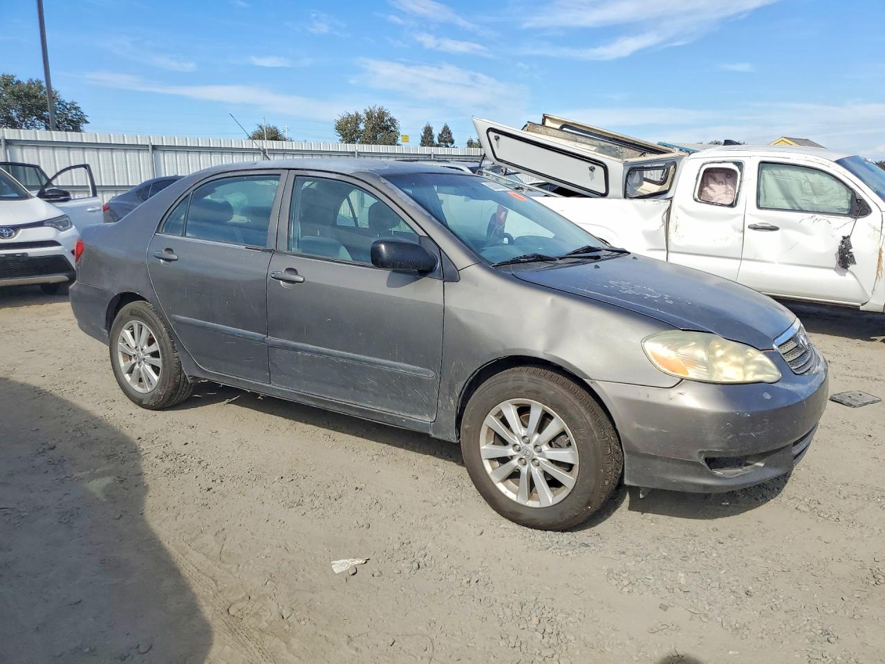 2007 Toyota Corolla Ce Gray vin: 1NXBR32E37Z866508