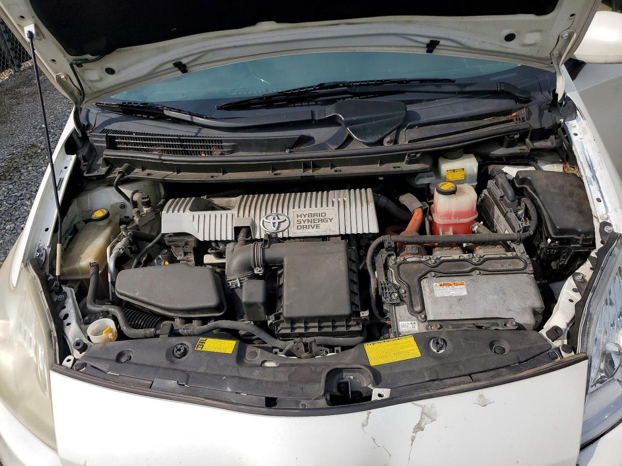 2011 Toyota Prius Two Белый vin: JTDKN3DU9B0296485