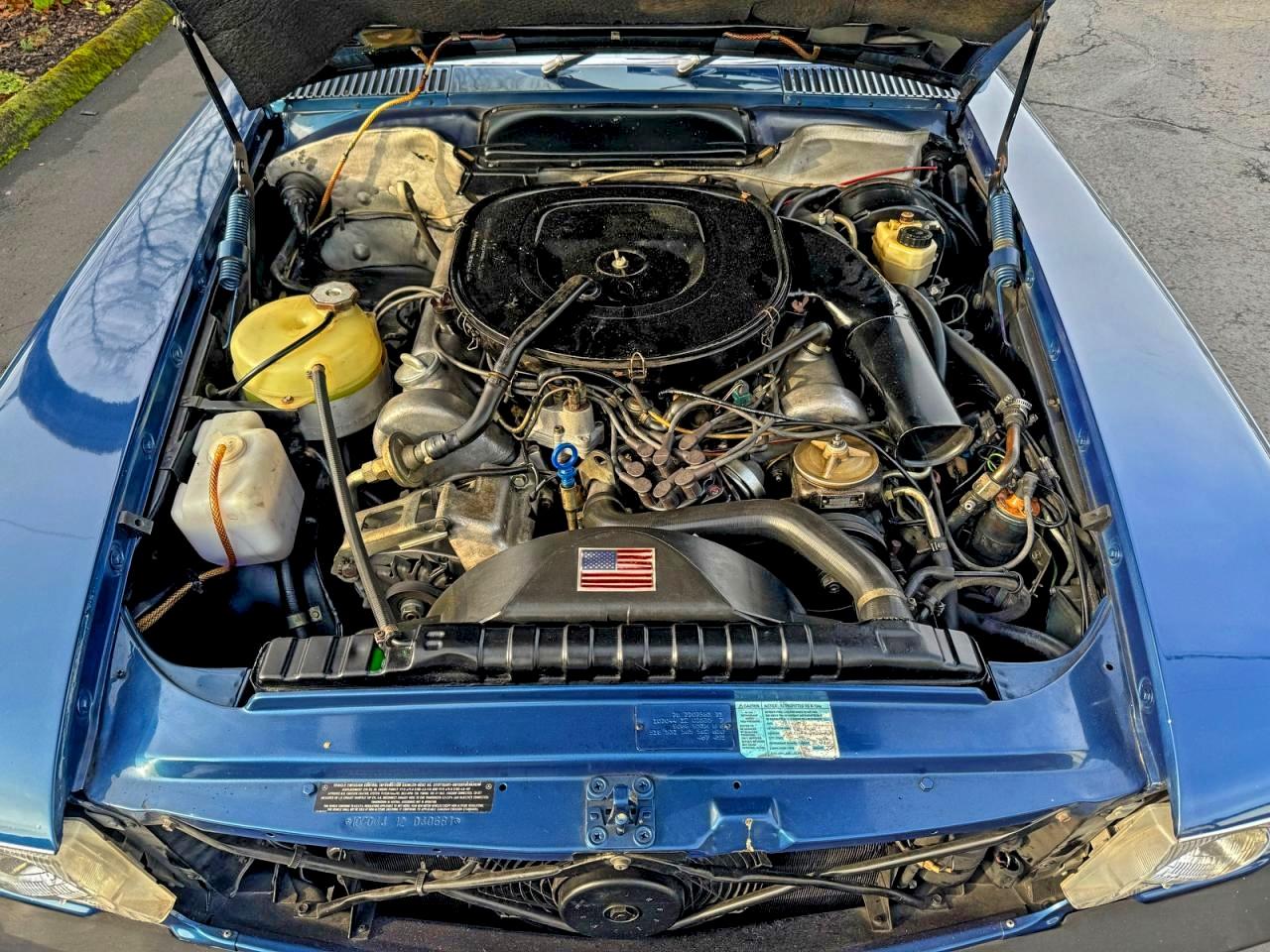 1977 Mercedes Benz 450 Sl Blue vin: 10704412040681