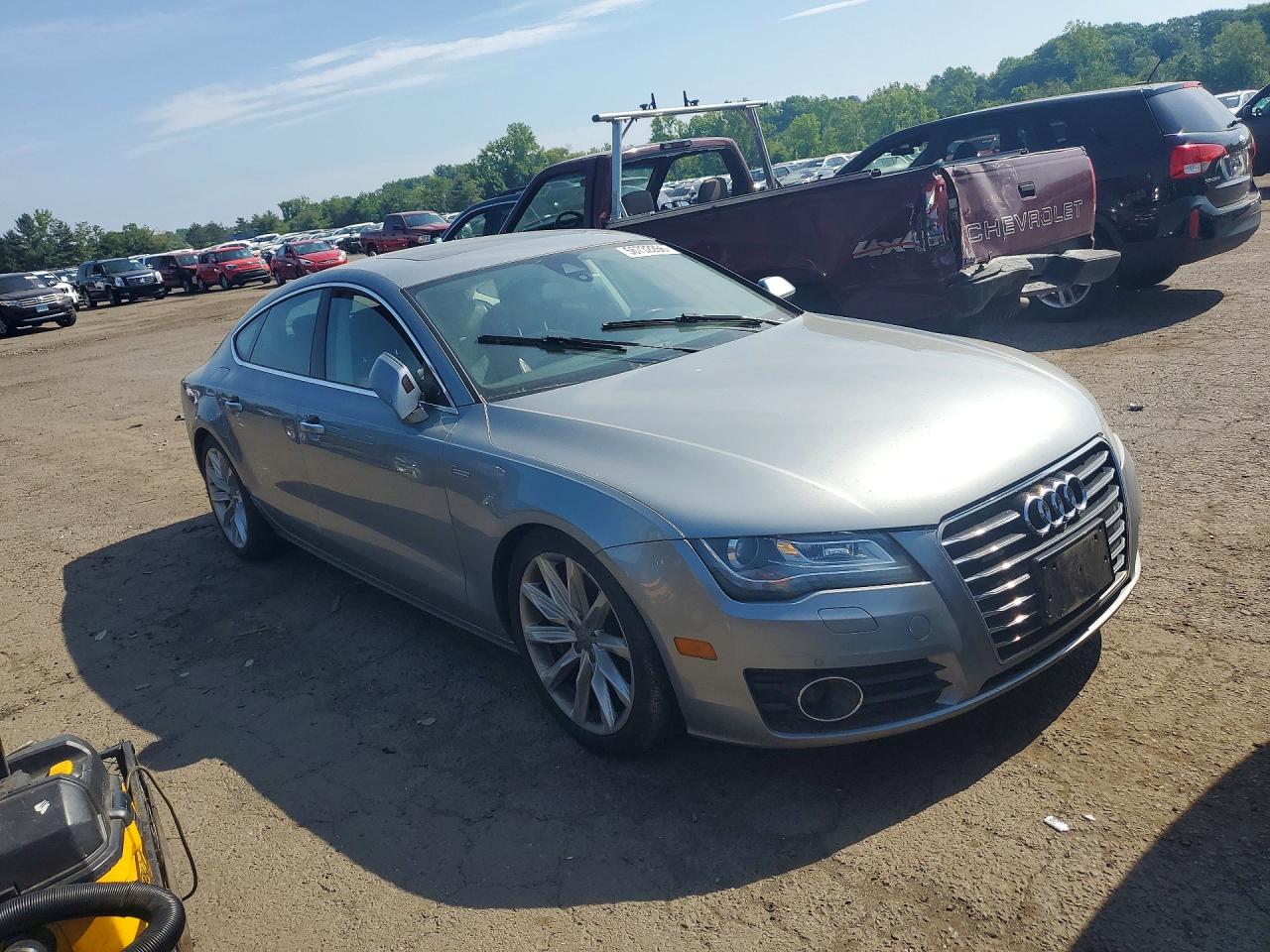 2014 Audi A7 Premium Plus Silver vin: WAUWGAFC4EN040280