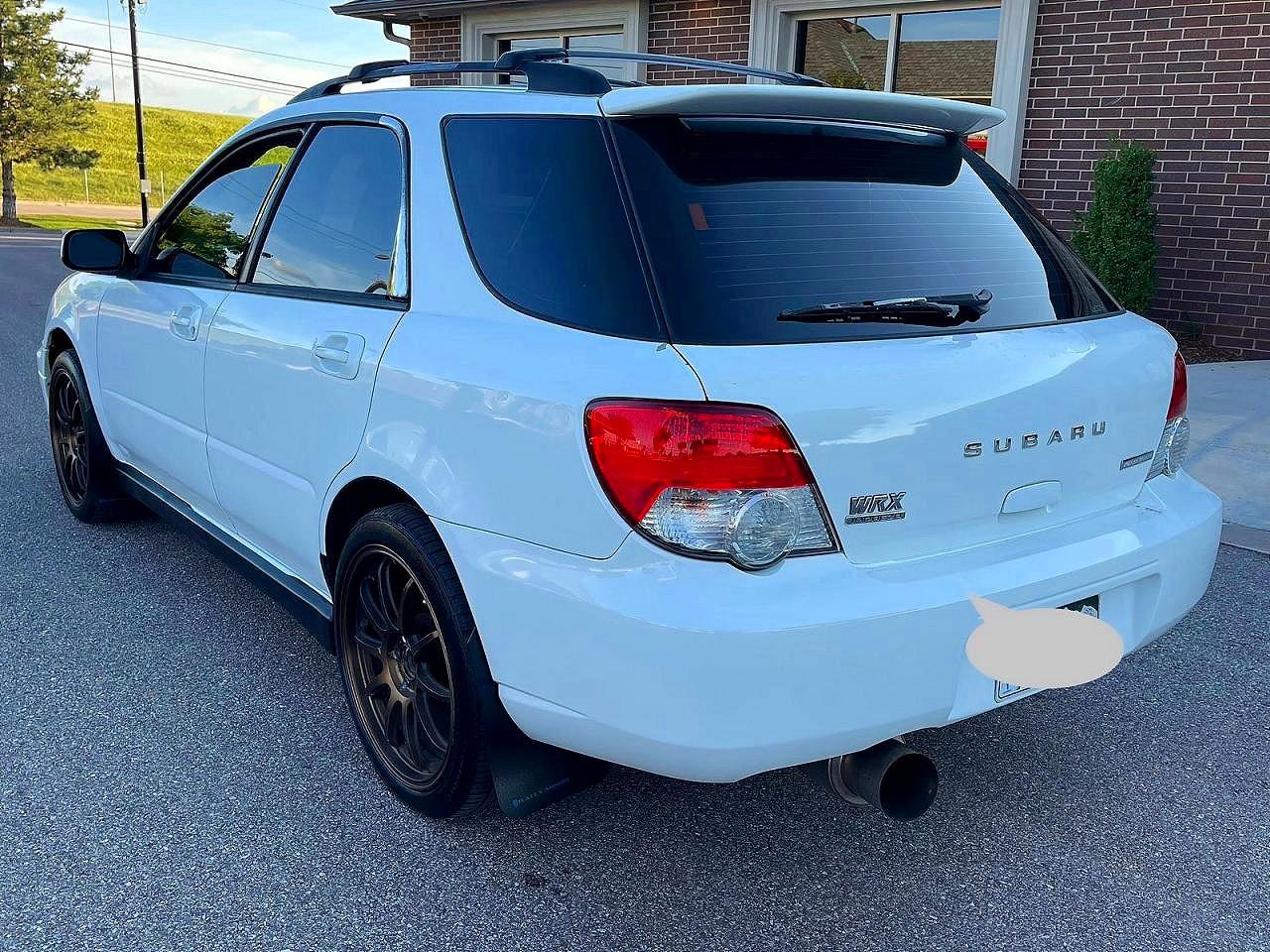 2004 Subaru Impreza Wrx White vin: JF1GG296046305464