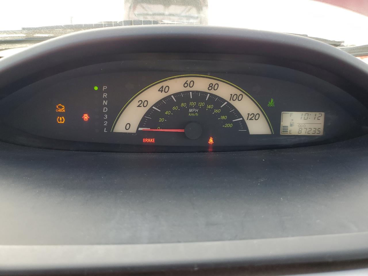 2008 Toyota Yaris Красный vin: JTDBT923181234214