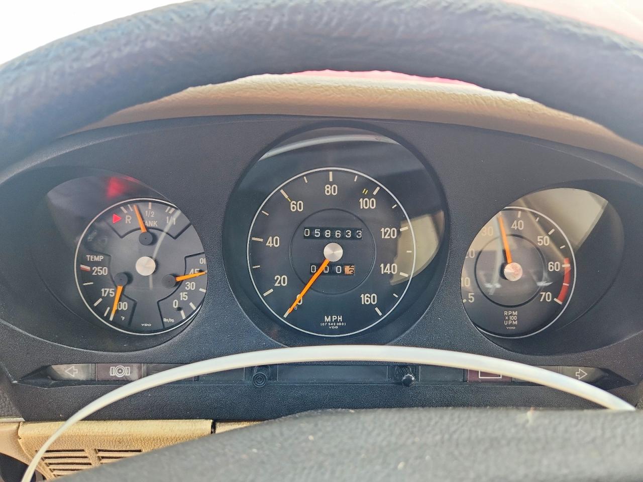 1972 Mercedes-benz 350sl Red vin: 10704412003659