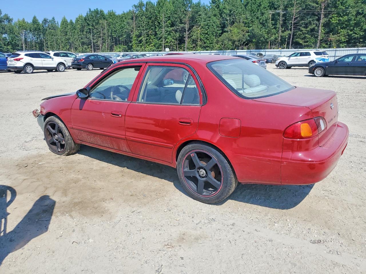 1998 Toyota Corolla Ve Red vin: 2T1BR12E9WC036071