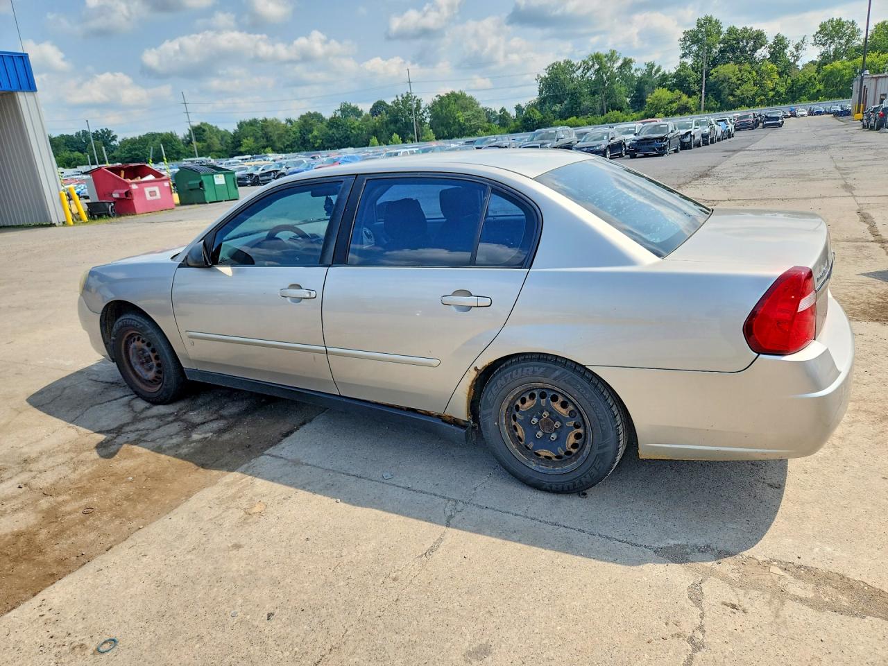 2007 Chevrolet Malibu Ls Silver vin: 1G1ZS57F97F262222