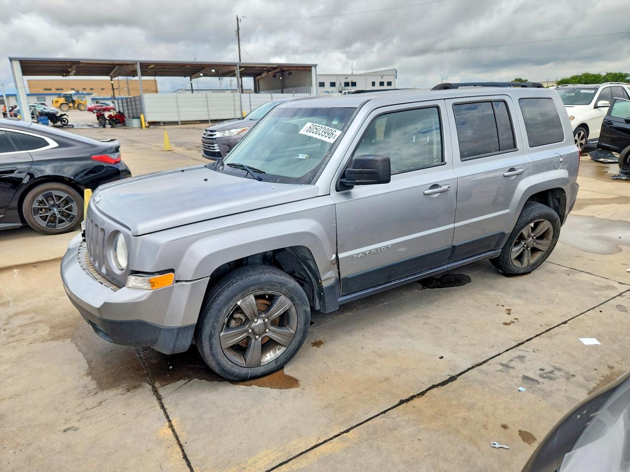 2015 Jeep Patriot Latitude Gray vin: 1C4NJPFA0FD126338