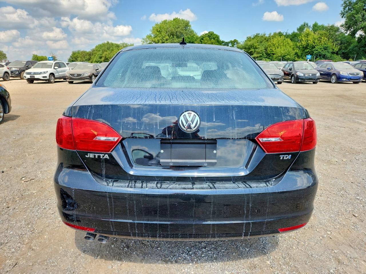 2013 Volkswagen Jetta Tdi Black vin: 3VW3L7AJ0DM408857