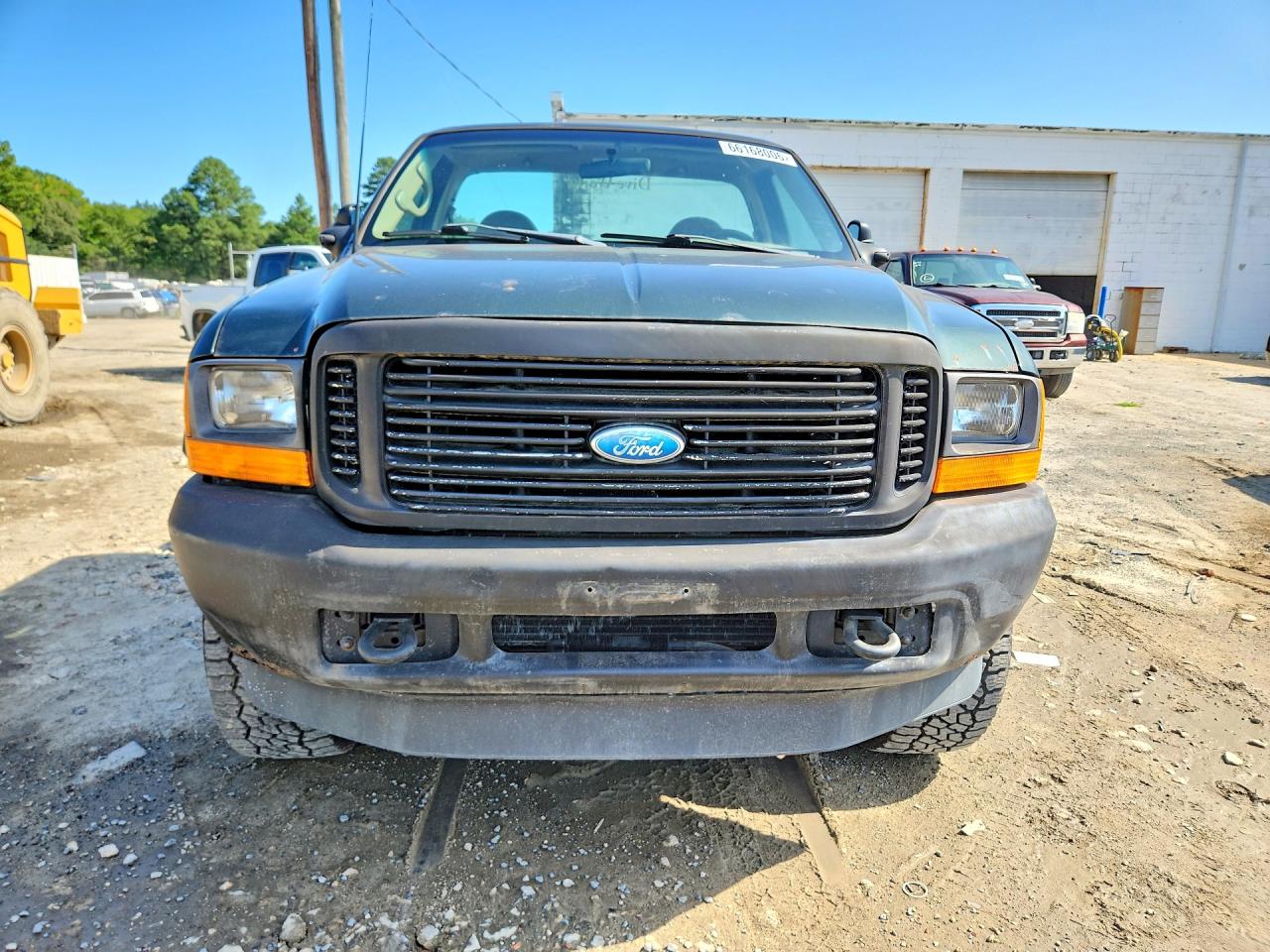 2001 Ford F250 Super Duty Green vin: 1FTNF21L81ED06103