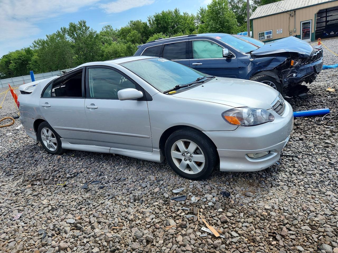 2005 Toyota Corolla S Silver vin: 1NXBR32E45Z519900