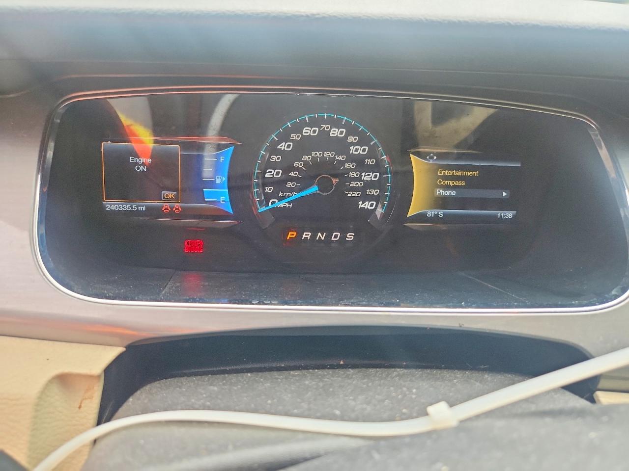 2015 Ford Taurus Sel Серый vin: 1FAHP2E89FG154818
