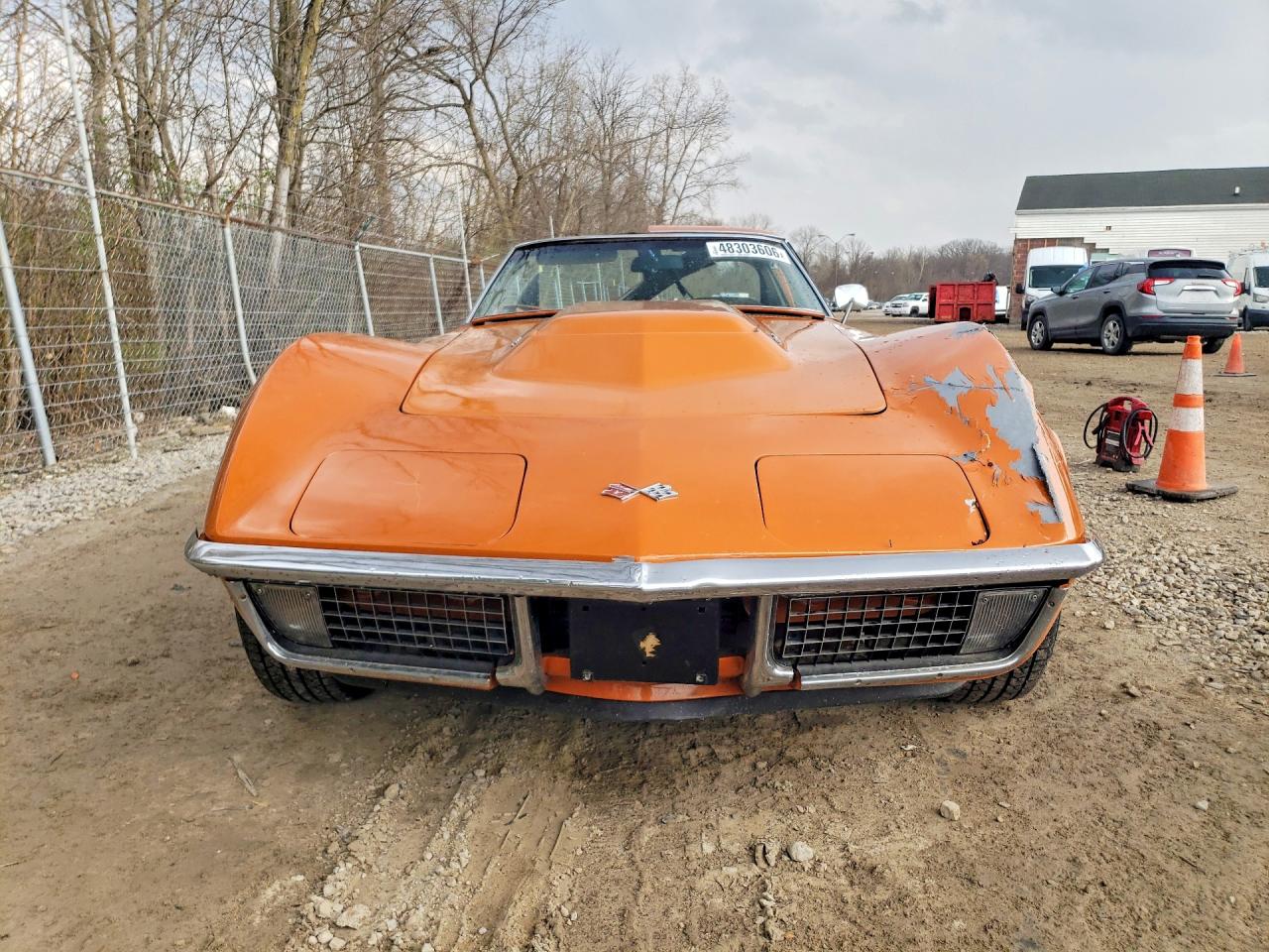 1971 Chev Corvette Orange vin: 194371S117256