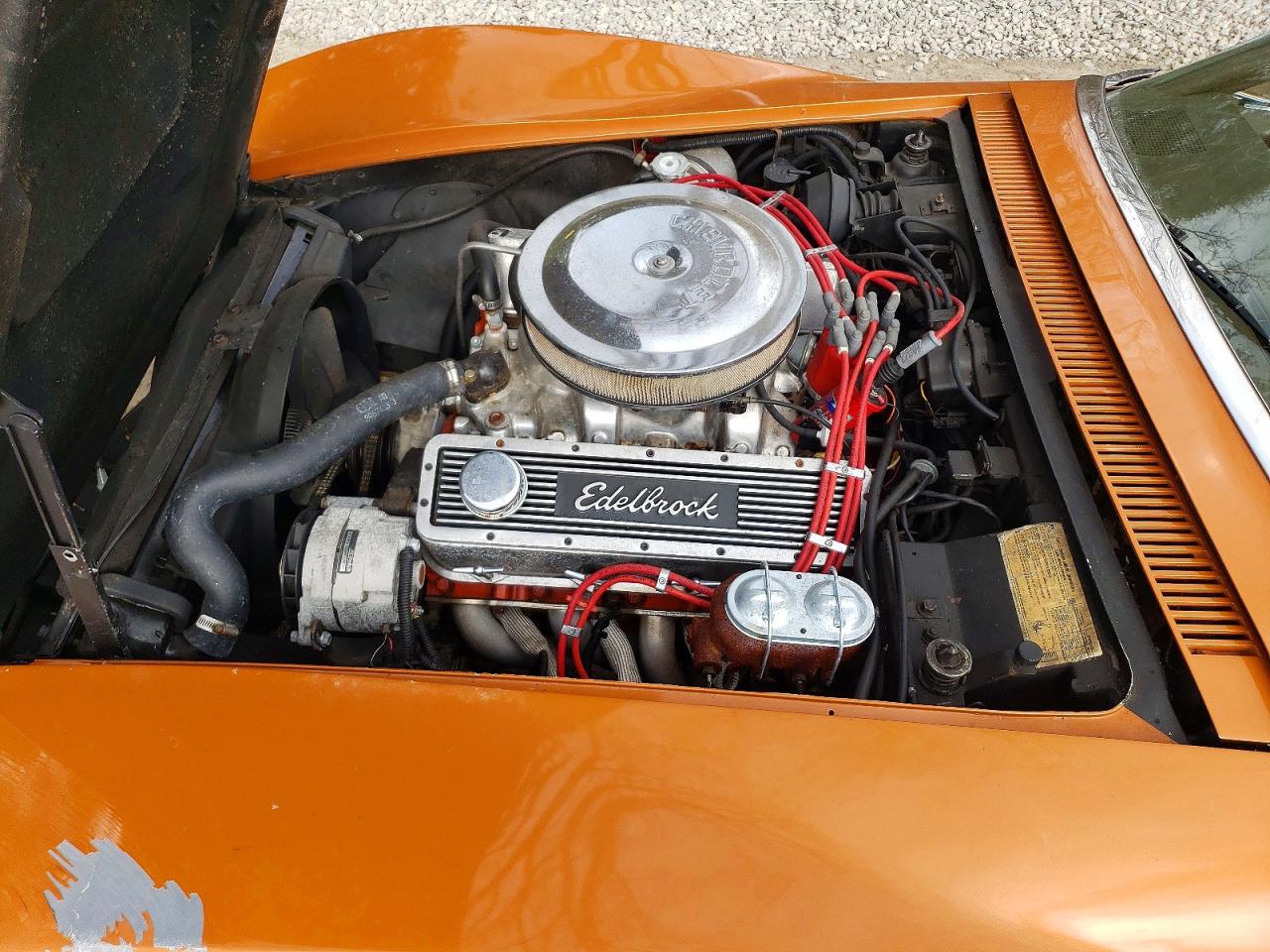 1971 Chev Corvette Orange vin: 194371S117256