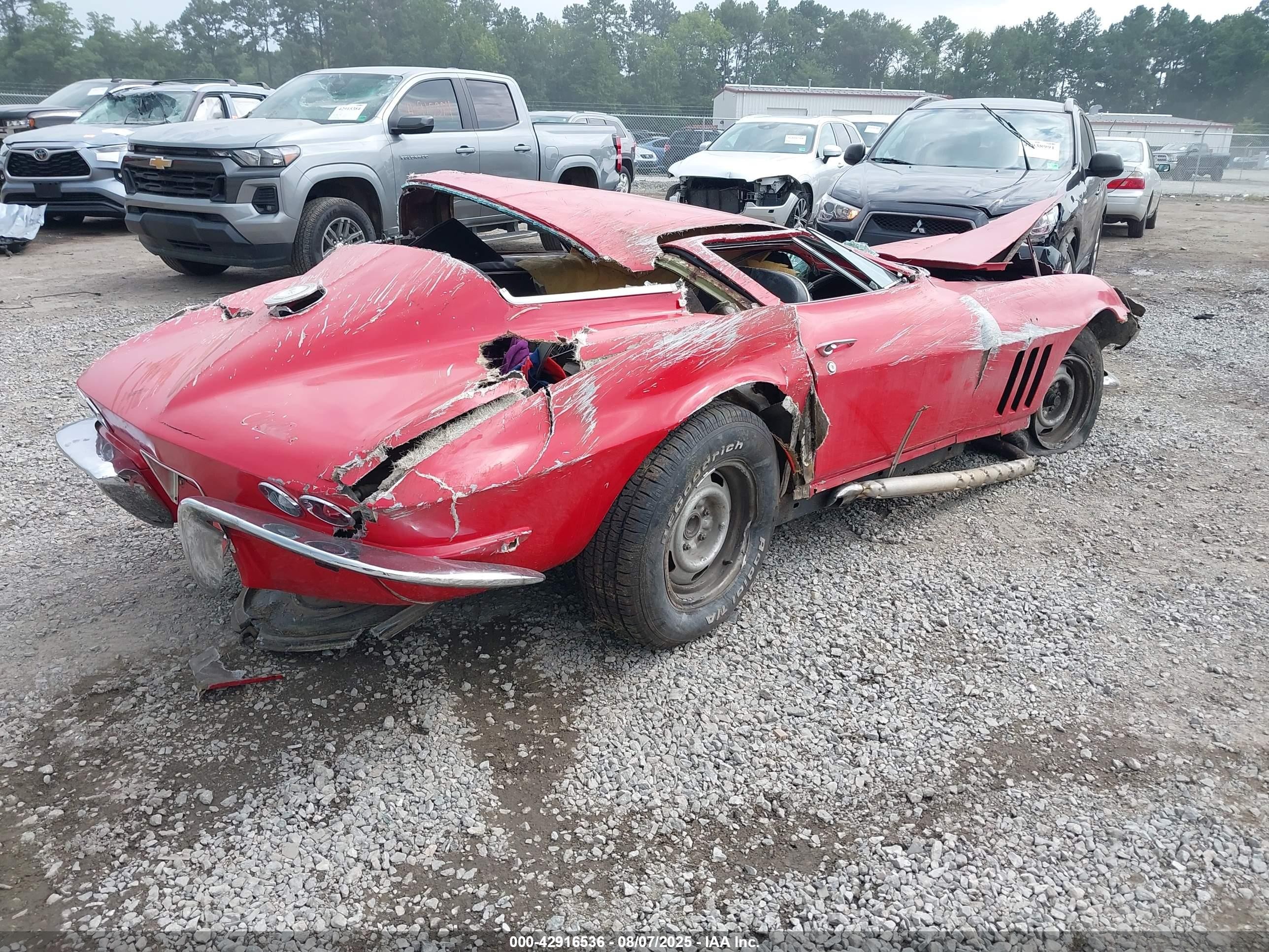 1965 Chevrolet Corvette   Red vin: 194375S111740    