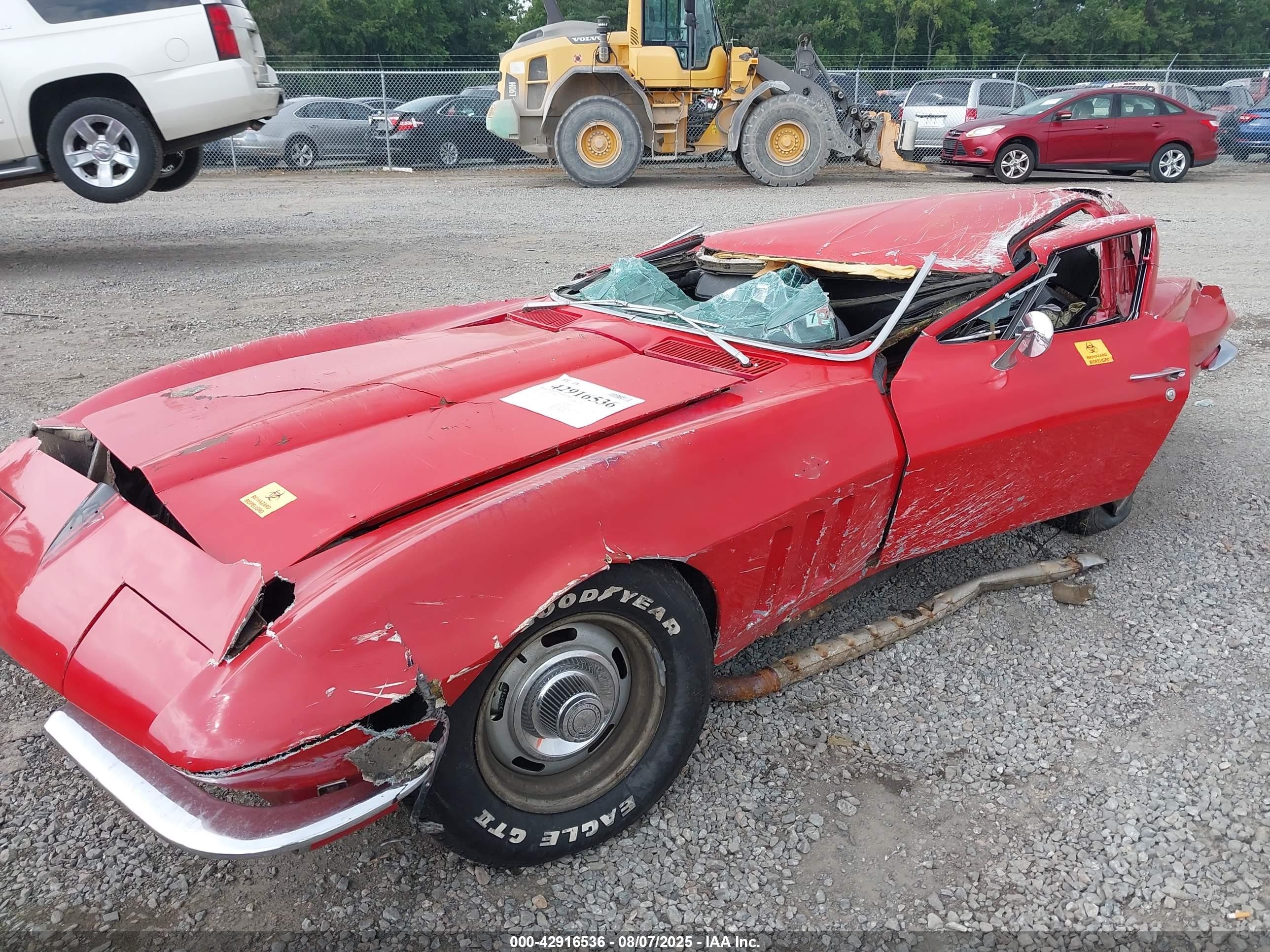 1965 Chevrolet Corvette   Red vin: 194375S111740    