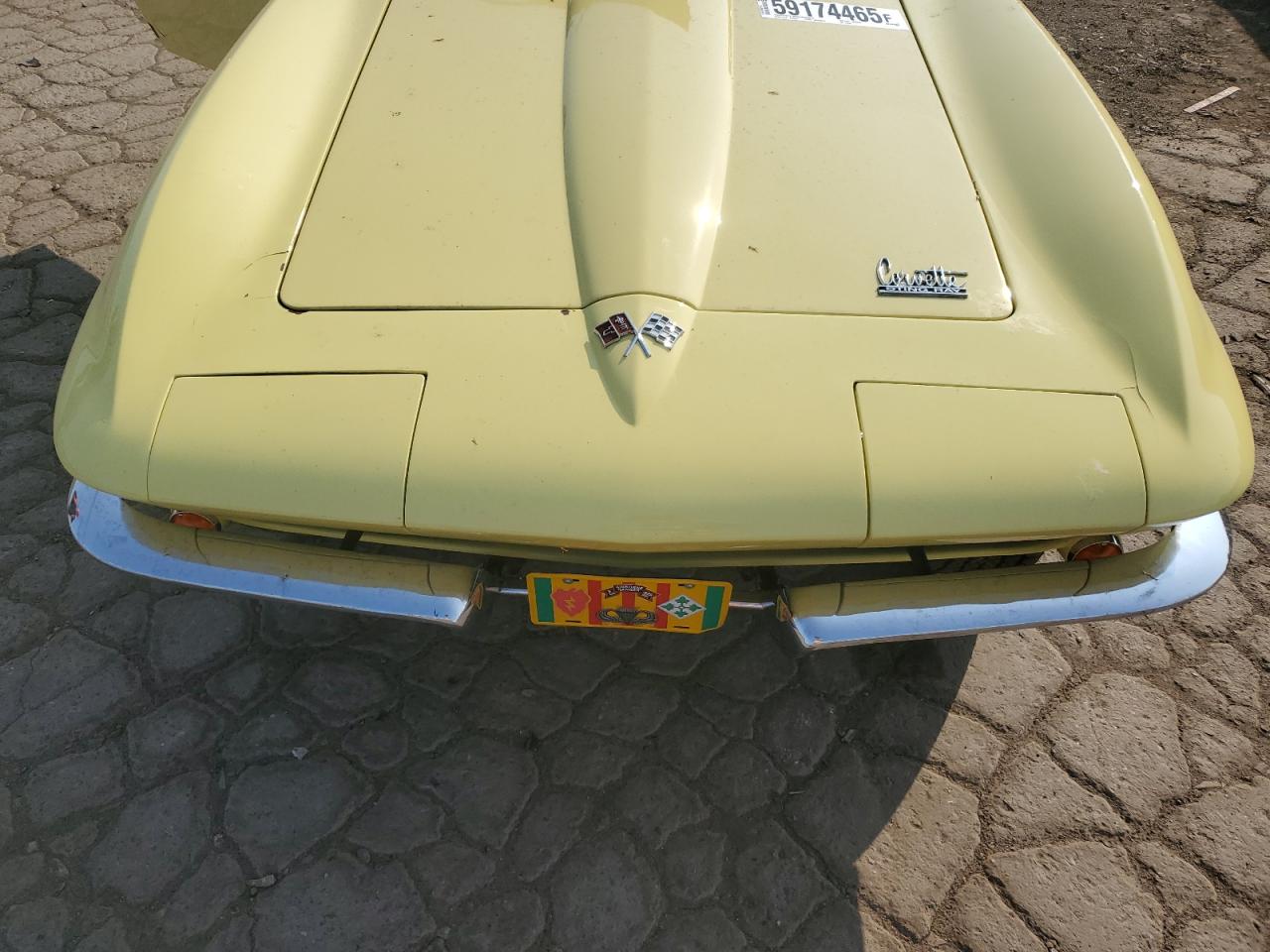 1966 Chevrolet Corvette Желтый vin: 194376S116162